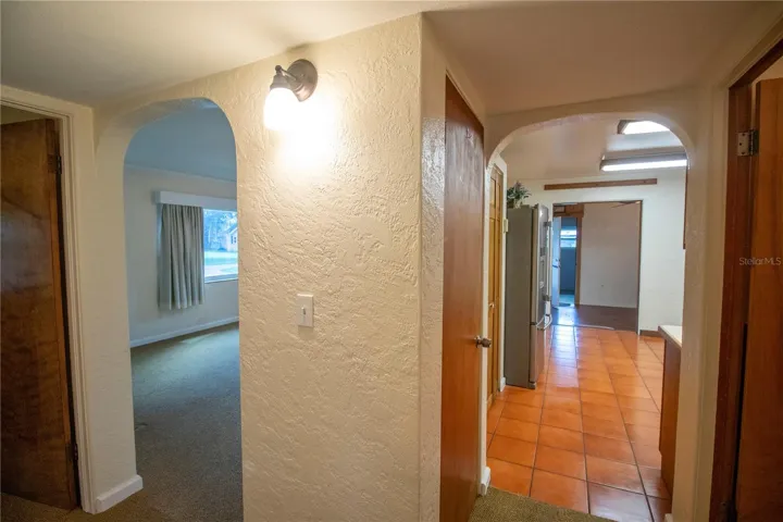 View of Living room and the Kitchen.