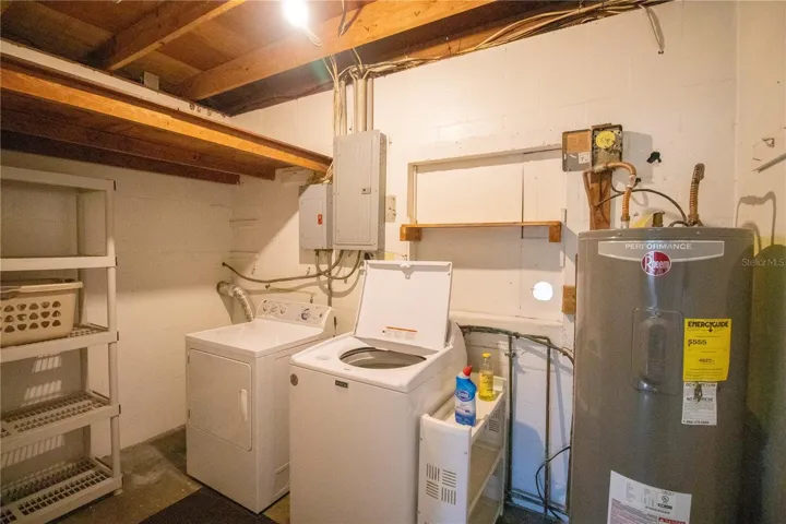 Laundry room.