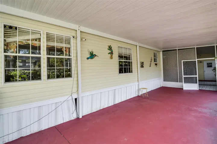 Carport - Covered Porch - Outside Storage