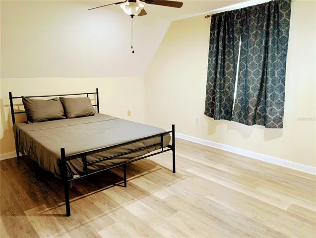 upstairs bedroom on of the A-Frames