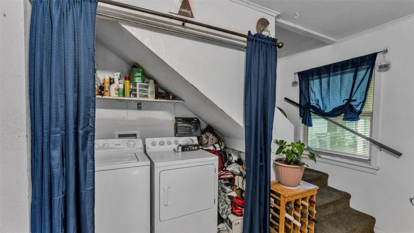 laundry in A-frame