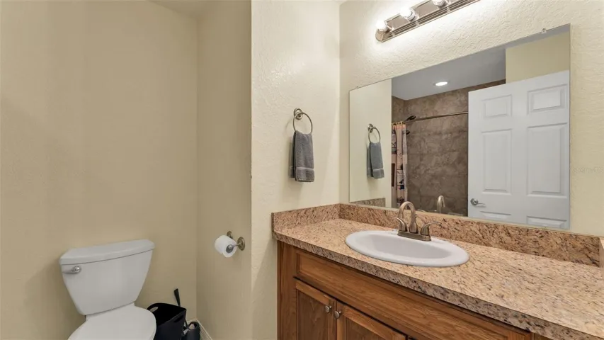 Guest bathroom in main home