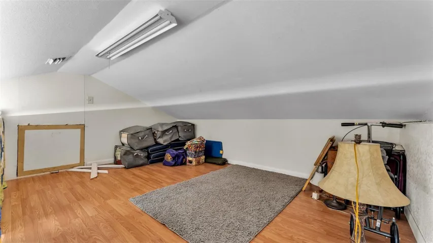 Loft area in the 2/1 apartment