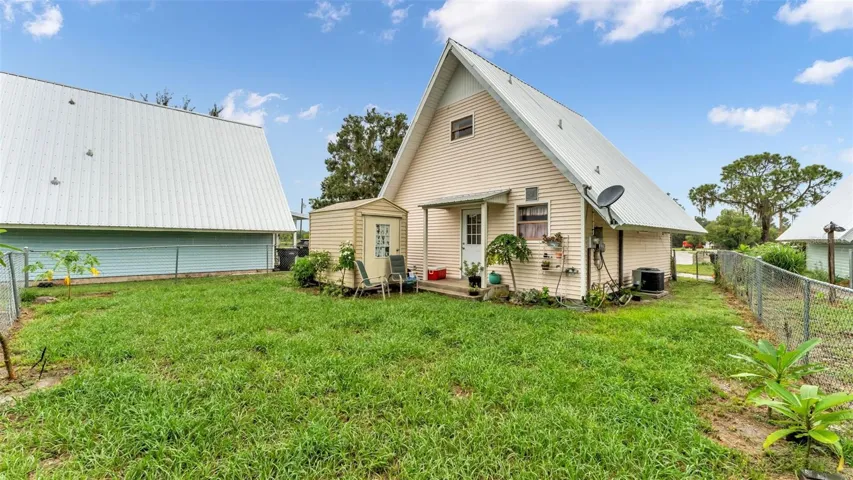 back of cottage