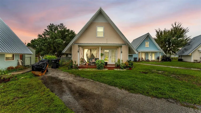 Front of cottage