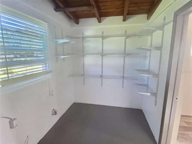 Laundry room.