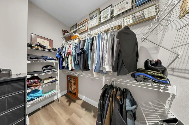 Second walk-in closet
