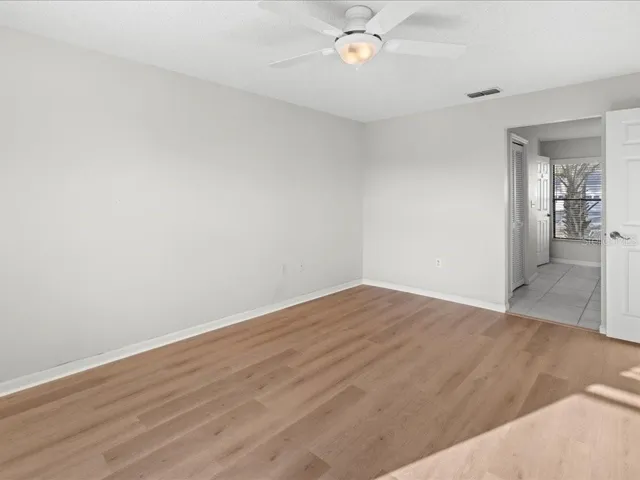 PRIMARY BEDROOM TOWARDS THE BATHROOM AND CLOSEST AREA.