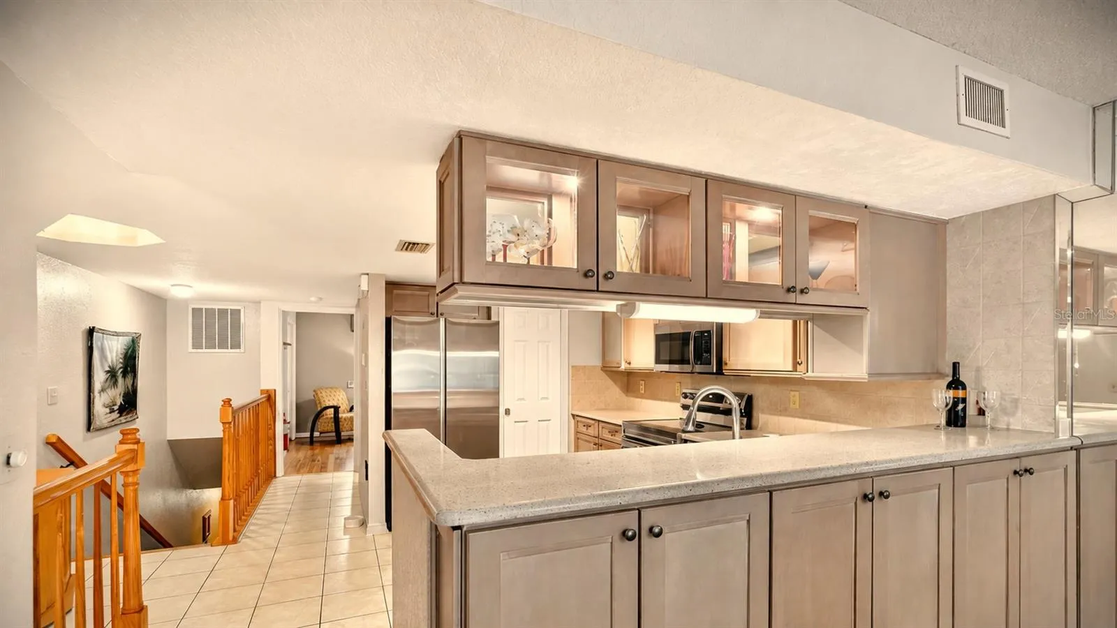 Extra cabinetry adds valuable storage beyond the typical Tara Cay layout