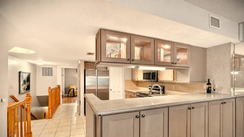 Extra cabinetry adds valuable storage beyond the typical Tara Cay layout