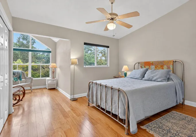 Upstairs guest suite with bonus sitting or office area