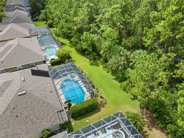 Aerial View of Backyard to Preserve