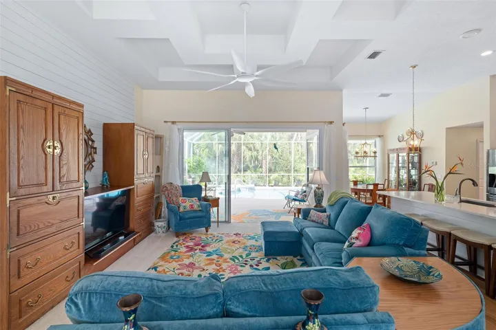Cofferred Ceiling