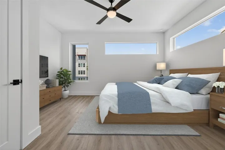 virtually staged Primary Bedroom