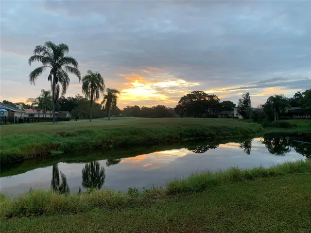 Sunrise over the 8th Tee