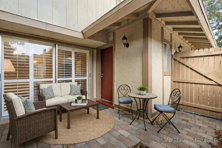 FRONT PATIO-STAGED