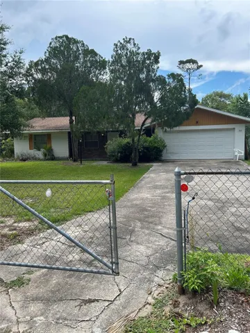 Front elevation of house facing north.