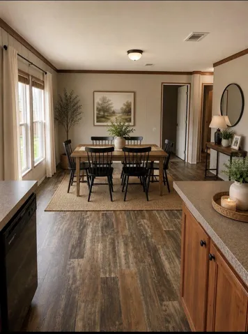 Dining Room virtually Staged