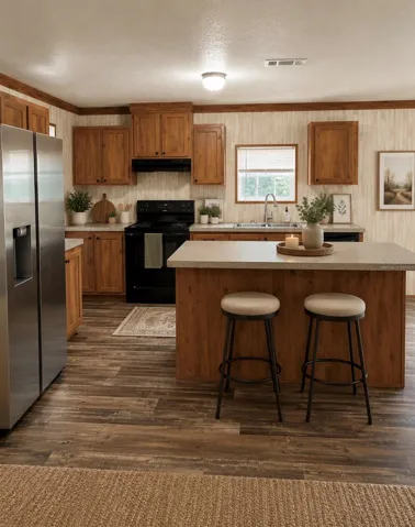 Kitchen Virtually Staged