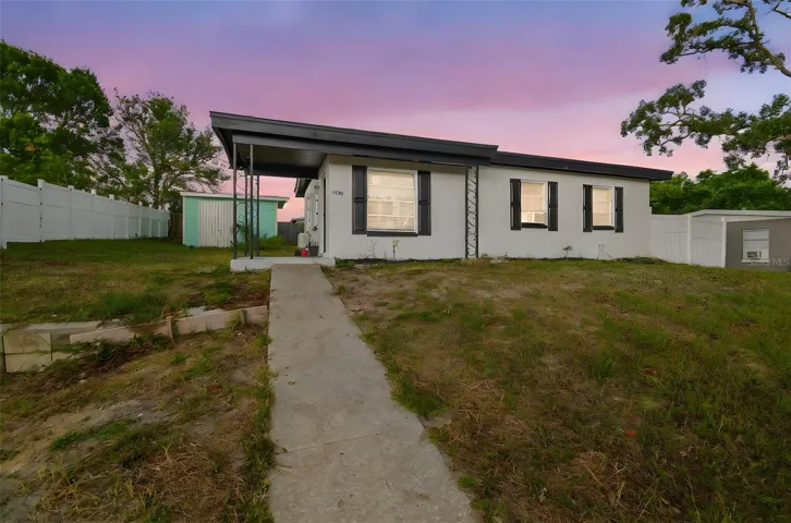 Front view-Day to dusk