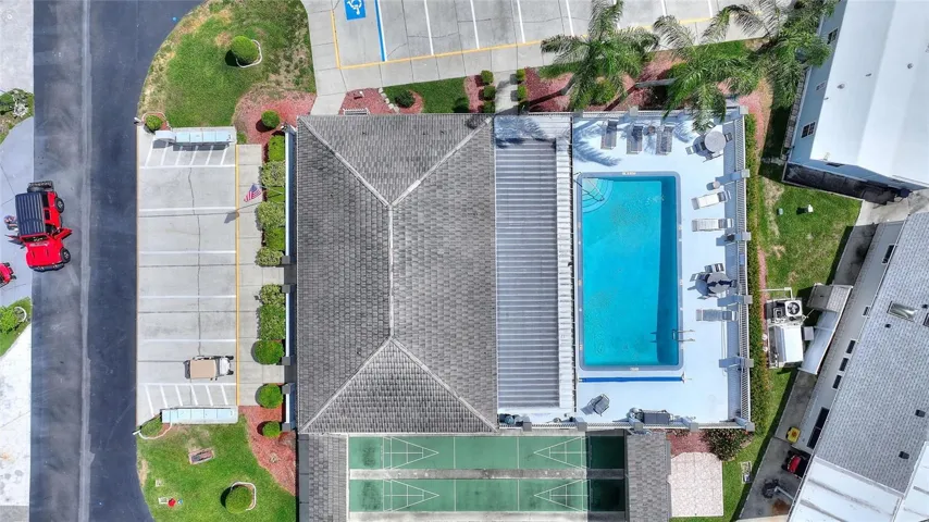 Aerial of Clubhouse & Pool