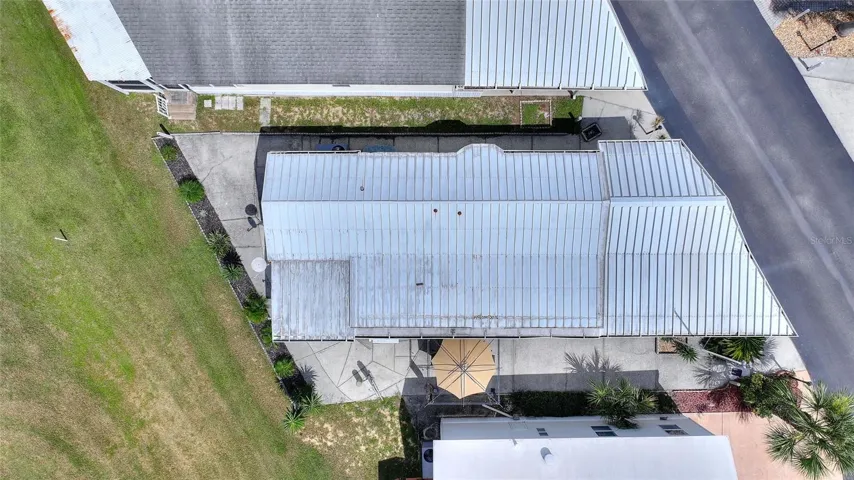 Aerial of roof
