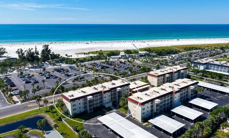 La Siesta Condominium steps away to beautiful Siesta Beach