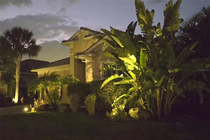 Landscape Lighting at Dusk