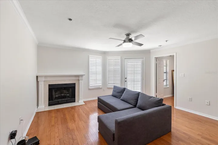 living room to balcony door