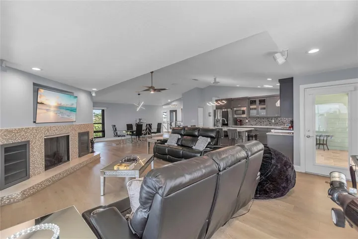 Living Room with Fireplace