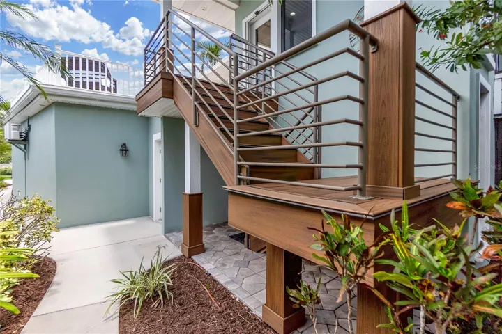 Outside Stairway to 2nd Floor