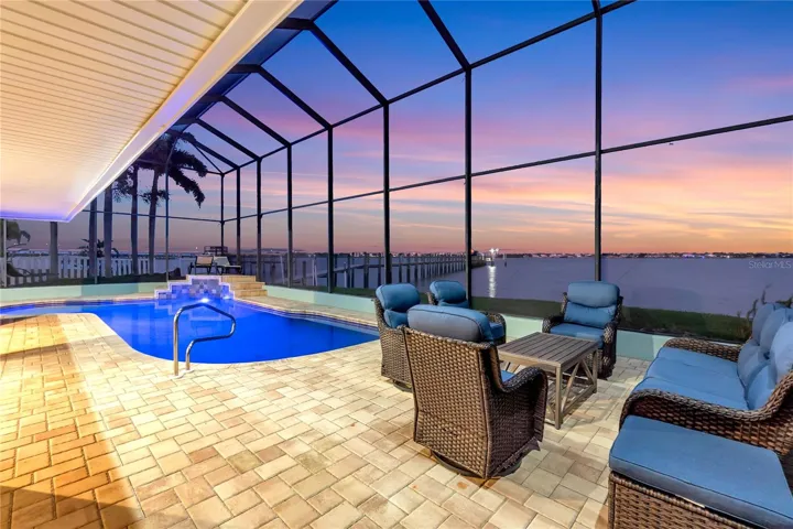 Pool Deck with Water View