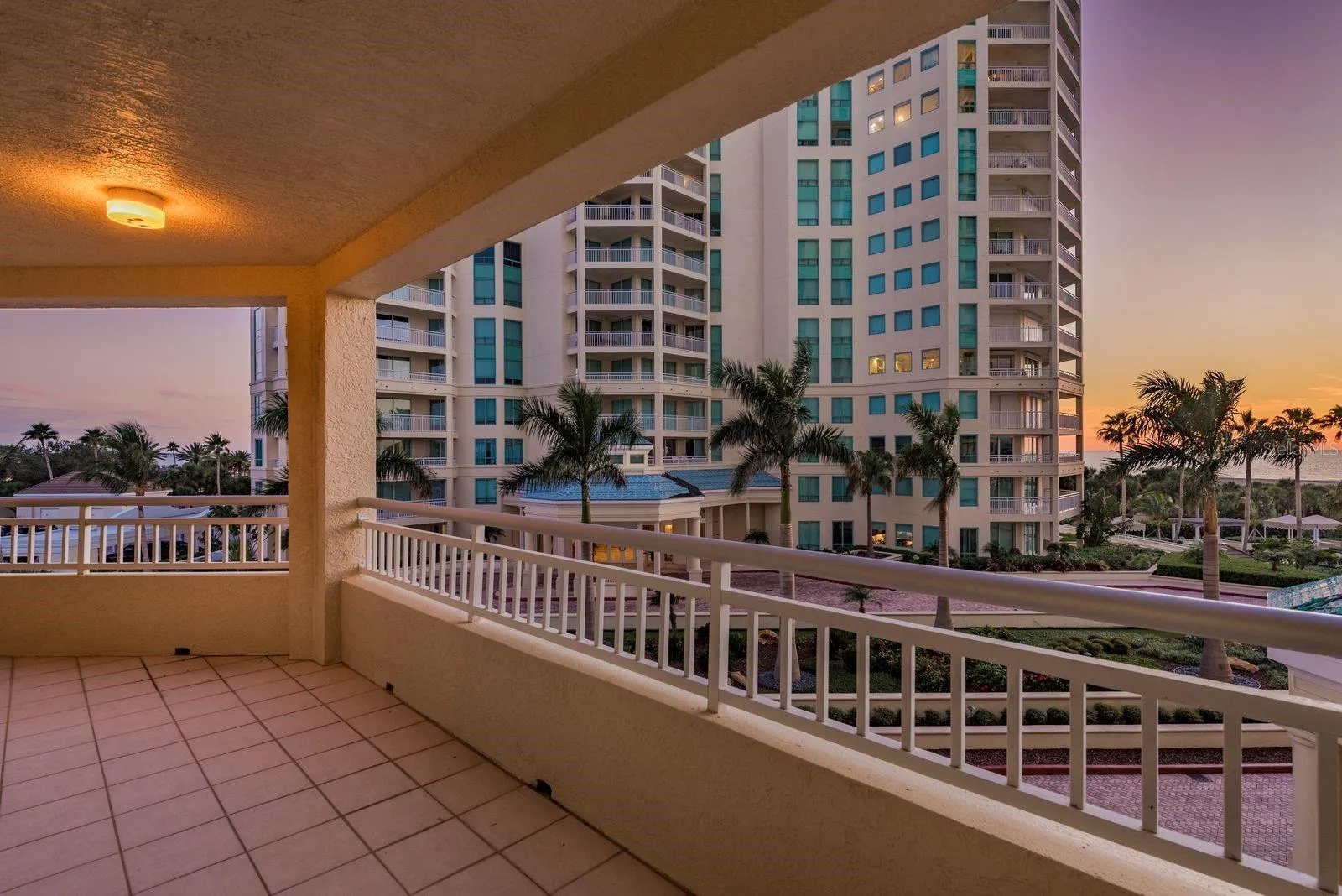Sunset balcony