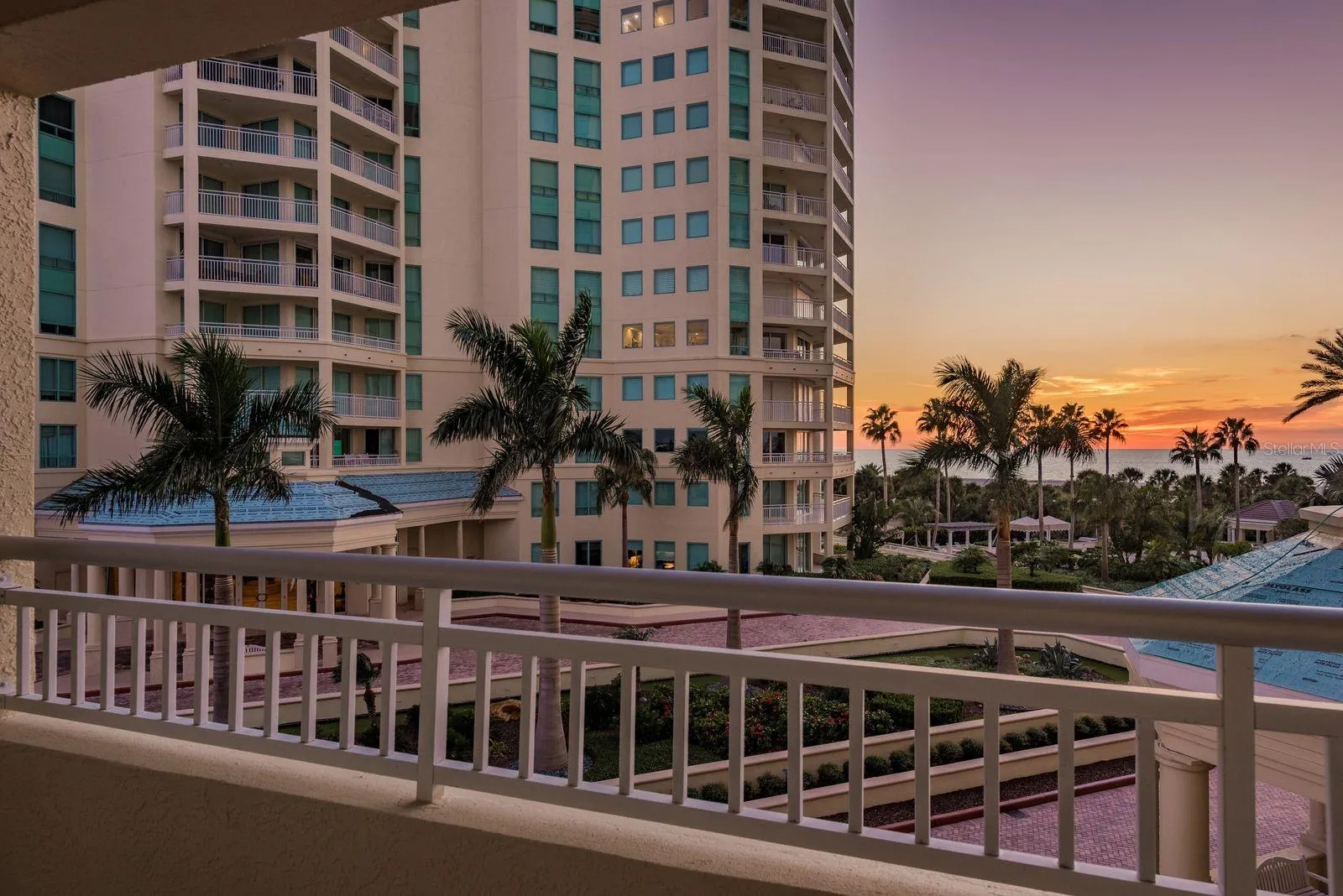 Sunset balcony