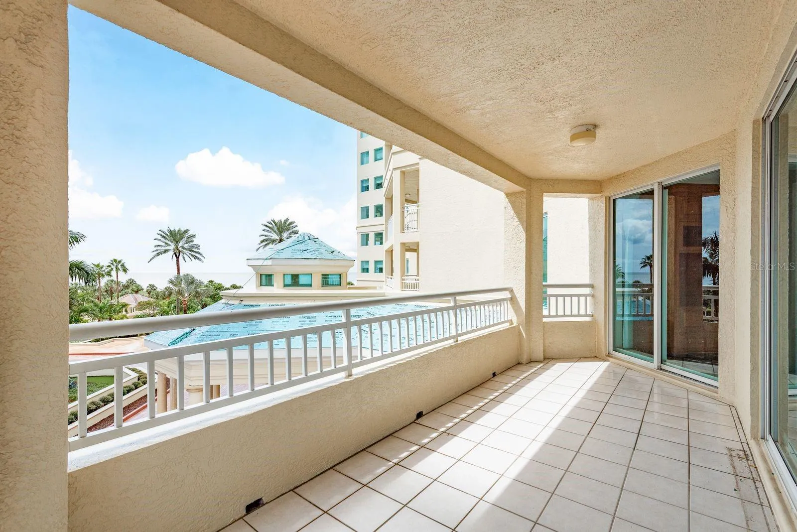 Large balcony