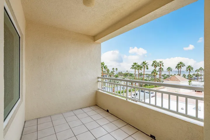 Large balcony