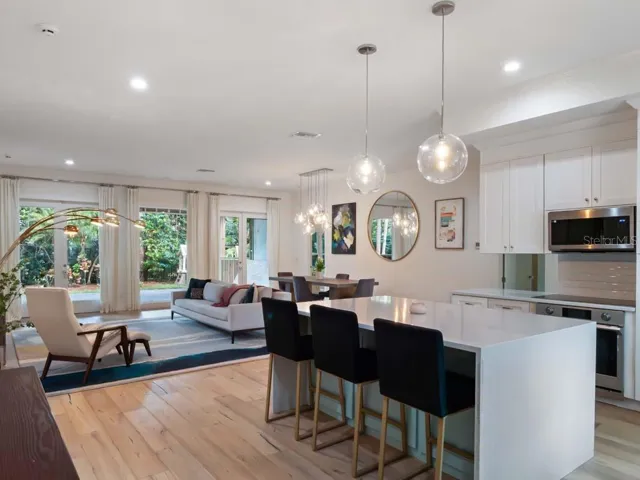 Kitchen & Living Room