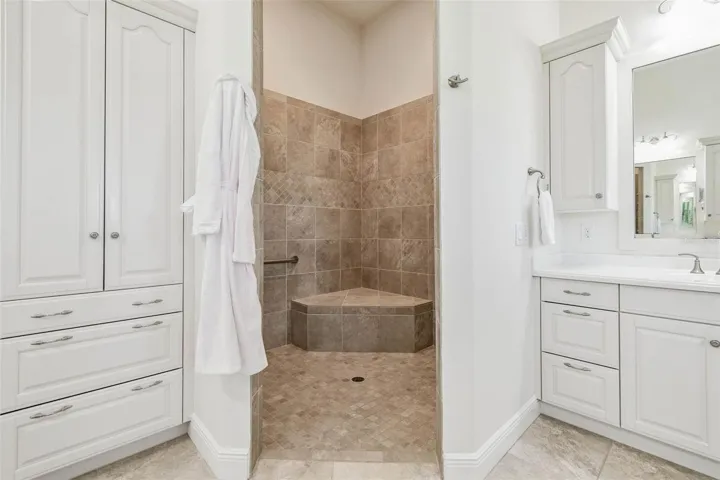 North Wing - Primary Bathroom Suite - Spa Inspired Shower with Seat
