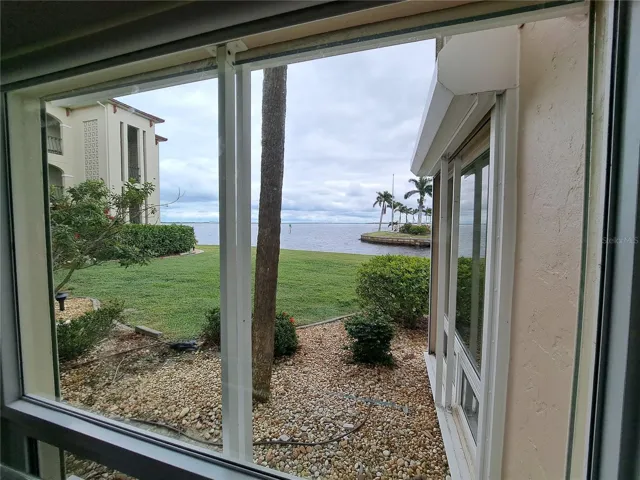 Master bedroom views to harbor.