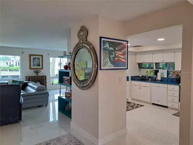 Open floor plan with water views throughout.