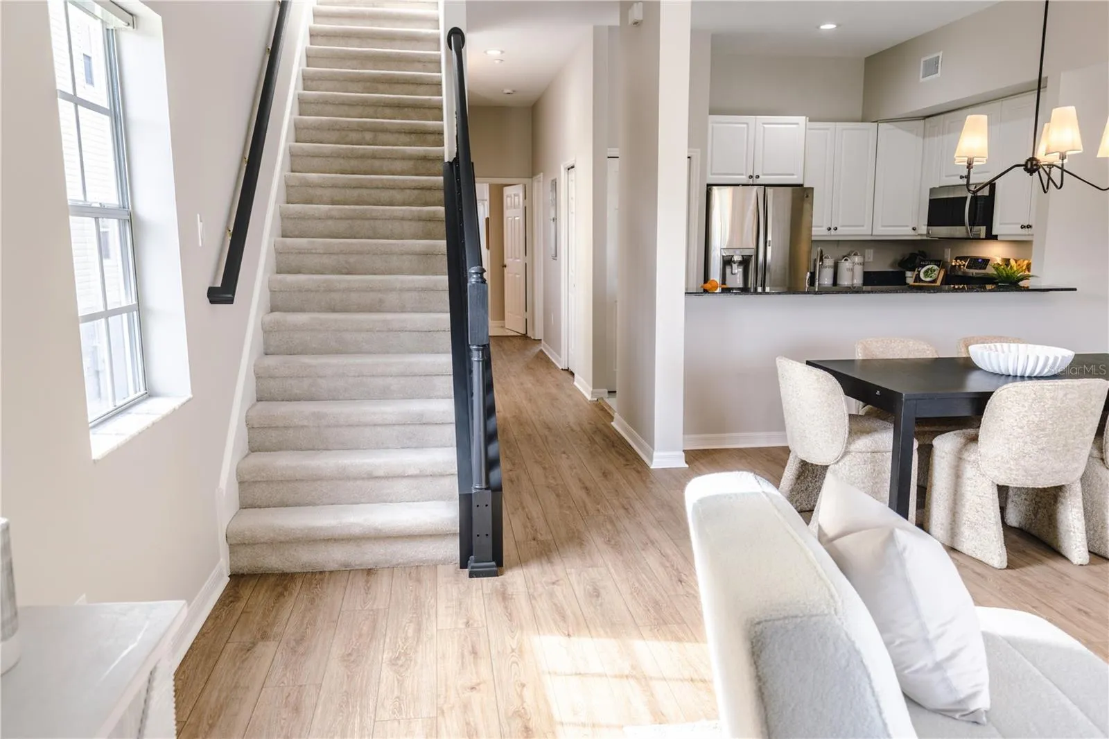 Stairways designed with architectural details.