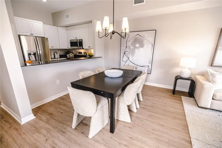 Bright, functional kitchen with open flow for entertaining.