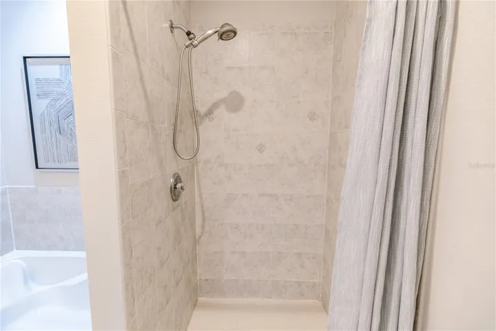 Dual sinks, soaking tub and separate shower- designed for comfort.