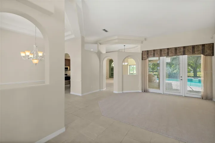 New carpet in formal living area!