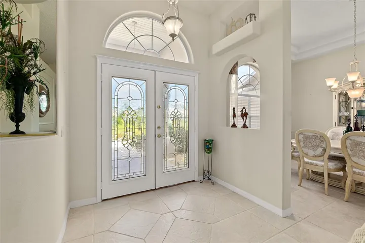 Double glass doors