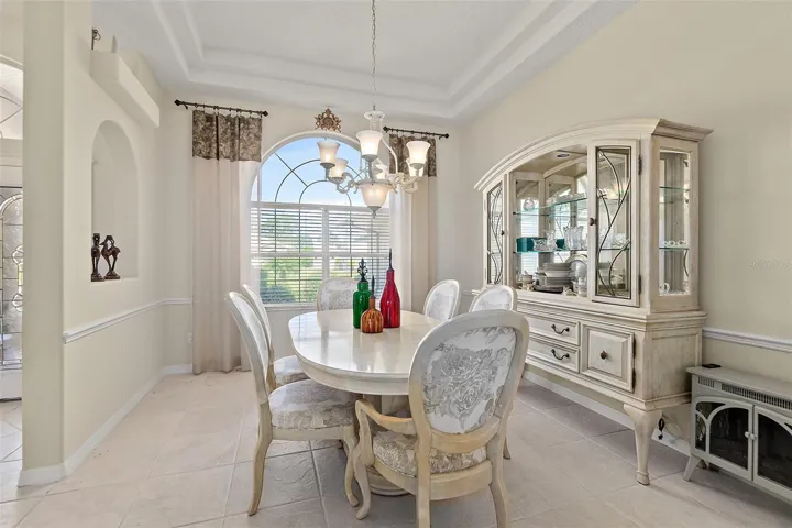 Formal dining area
