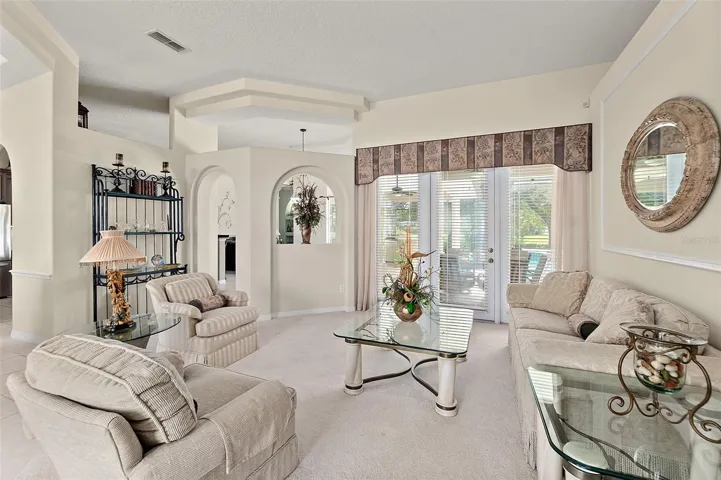 Formal living area, when it was furnished
