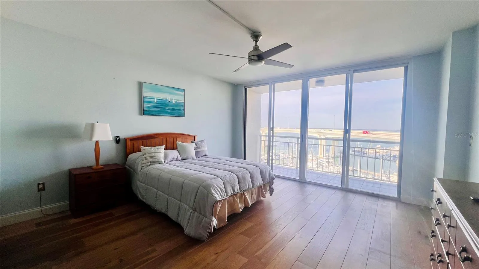 Primary Bedroom with outside balcony