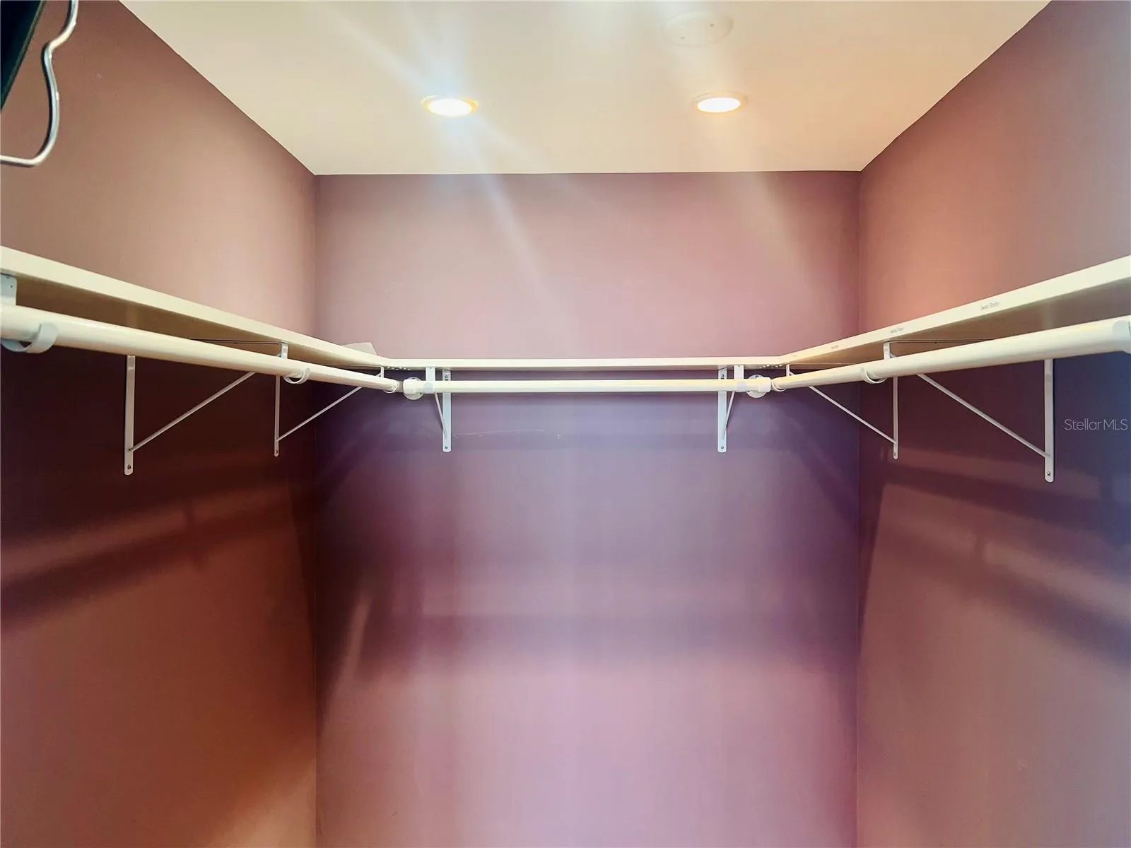 Large Wall in closet in Primary Bedroom