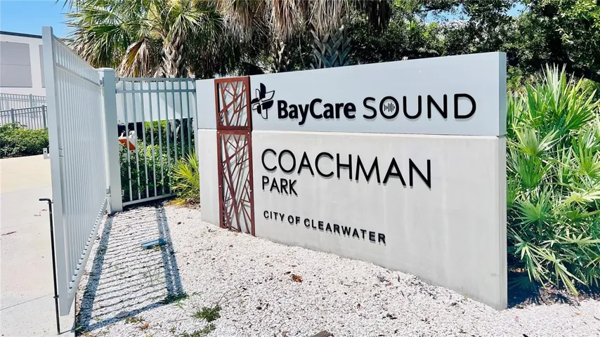 Walking distance to BayCare Sound and Coachman Park